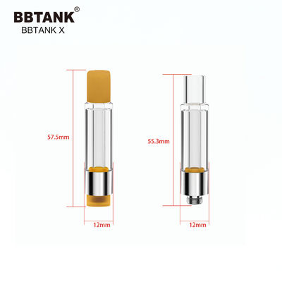 1.0ml Seramik Yağ Kartuşu 510 İplik CBD Yağ Vape Kalem, Cam Tanklı
