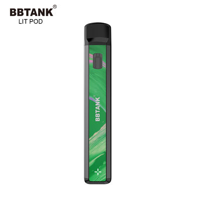 Şarj edilebilir pil seramik bobin 1.0ml cbd yağ tek kullanımlık vape pod cihazı