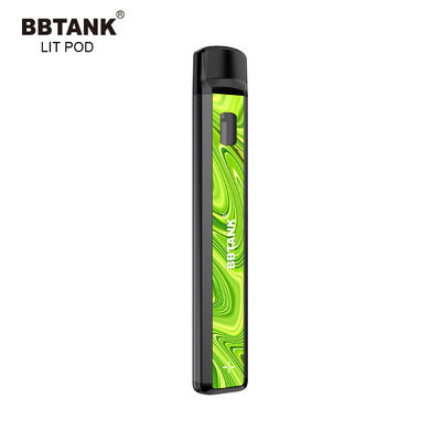 Şarj edilebilir pil seramik bobin 1.0ml cbd yağ tek kullanımlık vape pod cihazı