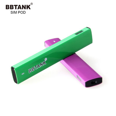 FDA 3.5V 0.8g CBD Tek Kullanımlık Vape Cihazı Pod Alüminyum Alaşımlı
