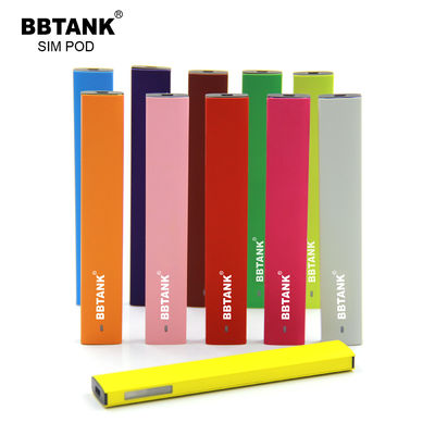 FDA 3.5V 0.8g CBD Tek Kullanımlık Vape Cihazı Pod Alüminyum Alaşımlı