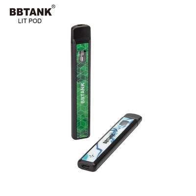 Metal Tıkanma Yok CBD Tek Kullanımlık Vape Cihazı CE Sağlıklı E Çiğ