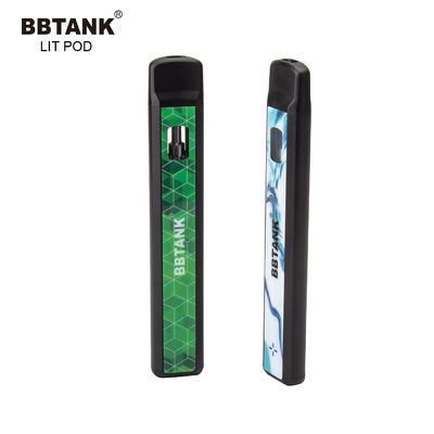 Tam Gram 530mAh İnce Delta 10 Tek Kullanımlık Vape Kalem Seramik Bobin