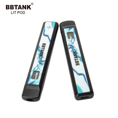 Tam Gram 530mAh İnce Delta 10 Tek Kullanımlık Vape Kalem Seramik Bobin