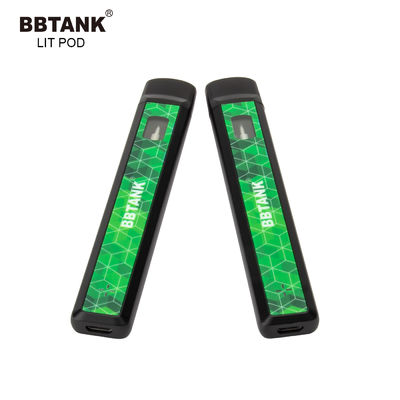 Metal Tıkanma Yok CBD Tek Kullanımlık Vape Cihazı CE Sağlıklı E Çiğ