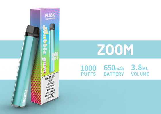 ZOOM Tek KullanımlıkVapepen vapenation 1000puffs 650Mah Pamuk Organik