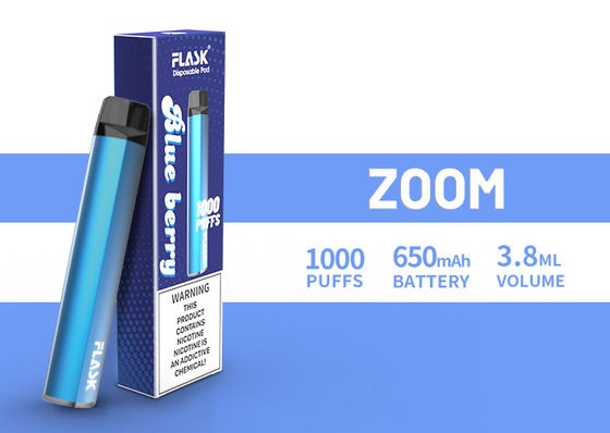 ZOOM Tek KullanımlıkVapepen vapenation 1000puffs 650Mah Pamuk Organik