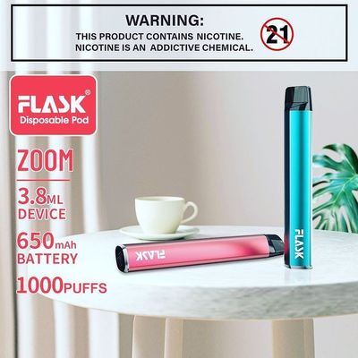 ZOOM Tek KullanımlıkVapepen vapenation 1000puffs 650Mah Pamuk Organik