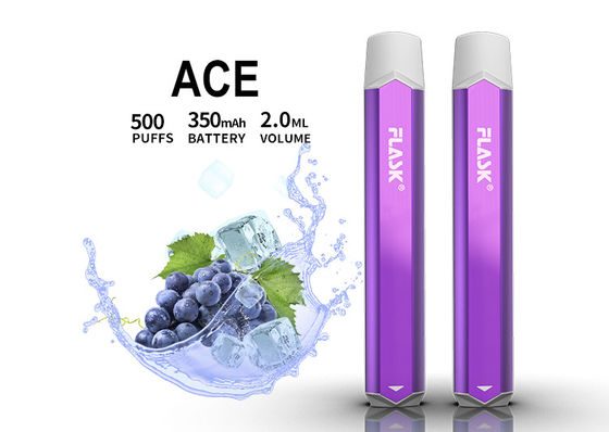 Üzüm Buz 2g Aromalı Buharlaştırıcı Kalem, 400mAH Tek Kullanımlık Vape Kalem