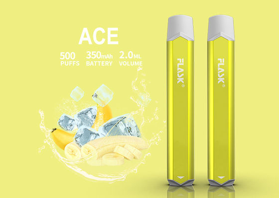 500pa Hava Akımı Aromalı Buharlaştırıcı Kalem, 100mm Nikotin Vape Tek Kullanımlık
