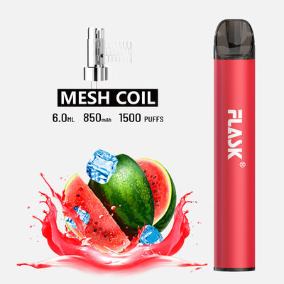 Mesh Bobin 850mAh Sağlıklı E Çiğ Oldukça İnce Buharlaştırıcı Kalem CE Onaylı