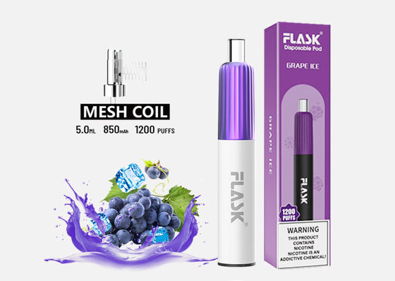 3.7V 2 Lezzet Tek Kullanımlık Vape 850mAh E Çiğ Başlangıç ​​Kitleri %2 Nikotin Tuzu