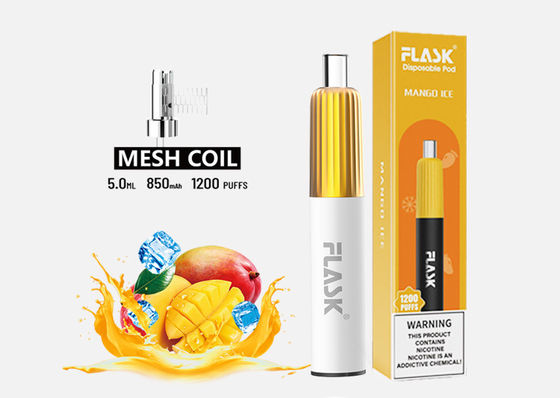 3.7V 2 Lezzet Tek Kullanımlık Vape 850mAh E Çiğ Başlangıç ​​Kitleri %2 Nikotin Tuzu
