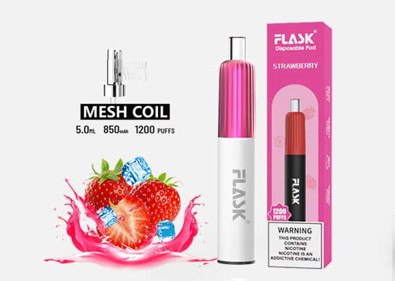 5.0ml 1200 Puffs Elektronik Buharlaştırıcı Sigaralar Tek Kullanımlık