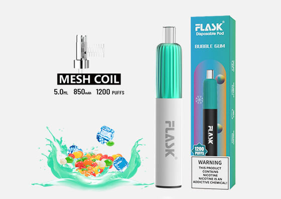 5.0ml 1200 Puffs Elektronik Buharlaştırıcı Sigaralar Tek Kullanımlık