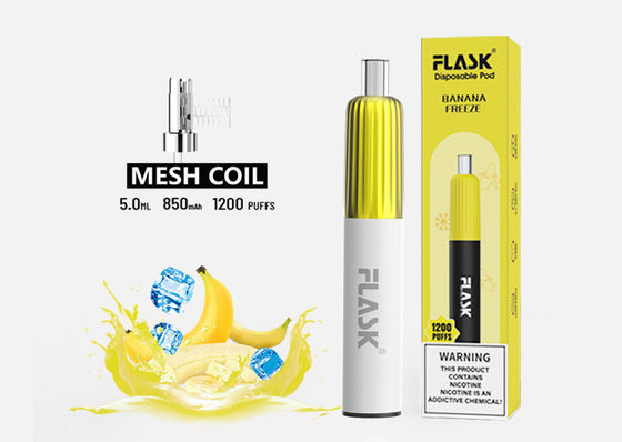 5.0ml 1200 Puffs Elektronik Buharlaştırıcı Sigaralar Tek Kullanımlık