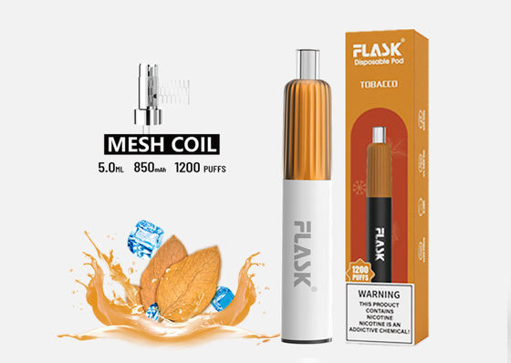 5.0ml 1200 Puffs Elektronik Buharlaştırıcı Sigaralar Tek Kullanımlık