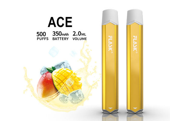 2ml 1.5oHM Aromalı Buharlaştırıcı Kalem, 500 Puff Tek Kullanımlık Vape