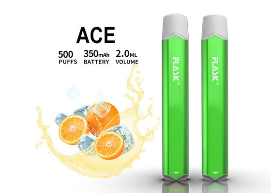 2ml 1.5oHM Aromalı Buharlaştırıcı Kalem, 500 Puff Tek Kullanımlık Vape