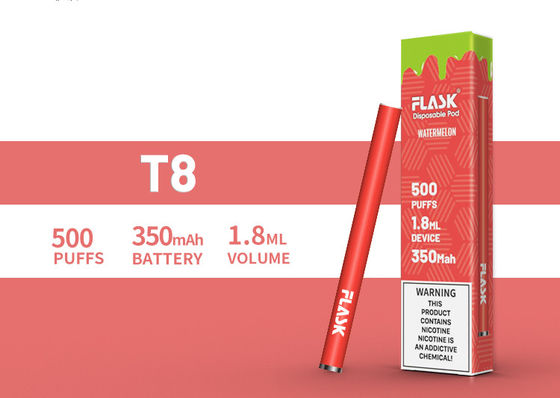 Toptan 500puffs 12 Tatlar Kafein / Enerji Vape Çubuğu Nicsalt Tek Kullanımlık E-Sigara