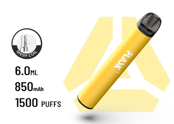 F900 P6 Great AirFlow Tek Kullanımlık VapePen 1500puffs spiral örgü pil 850Mah