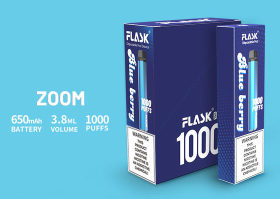 ZOOM Bertaraf Vapepen yüksek kaliteli ürün 650Mah 3.8ml E-likit 0%2%5%Nicsalt 1000puffs