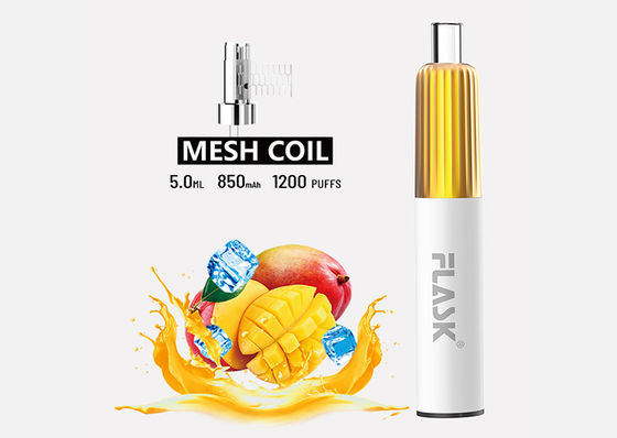 Mesh Bobinli 3.7V 5ml Tek Kullanımlık Pod Buharlaştırıcı E Çiğ Başlangıç ​​​​Kitleri