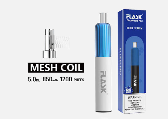 50mg Nikotin Hepsi Bir Arada Vape Cihazı 850mAh Sağlıklı Elektronik Sigara