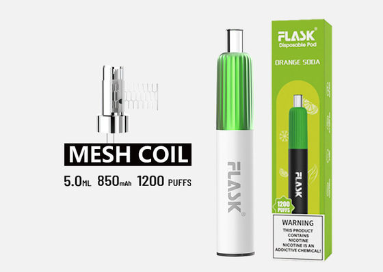 ODM 5ml Çift Lezzet Tek Kullanımlık Vape Pod ROHS Sertifikası