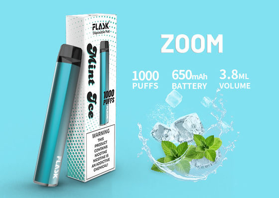 1000puffs Seramik Yağ Kartuşu, 3.8ml 650Mah Aromalı CBD Vape Kartuşu