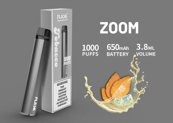 Tek Kullanımlık 650Mah Aromalı Buharlaştırıcı Kalem, ISO9001 E Buharlı Sigaralar