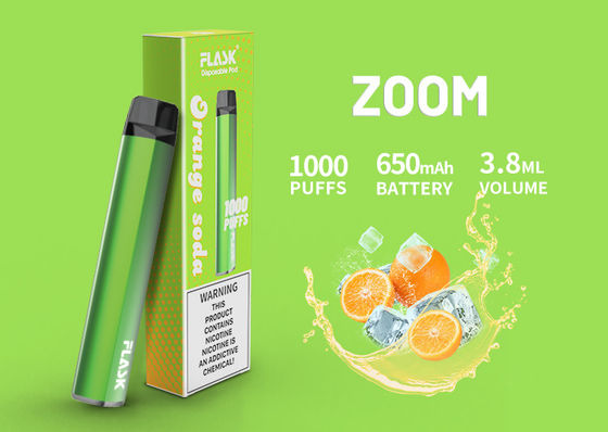 Tek Kullanımlık 650Mah Aromalı Buharlaştırıcı Kalem, ISO9001 E Buharlı Sigaralar