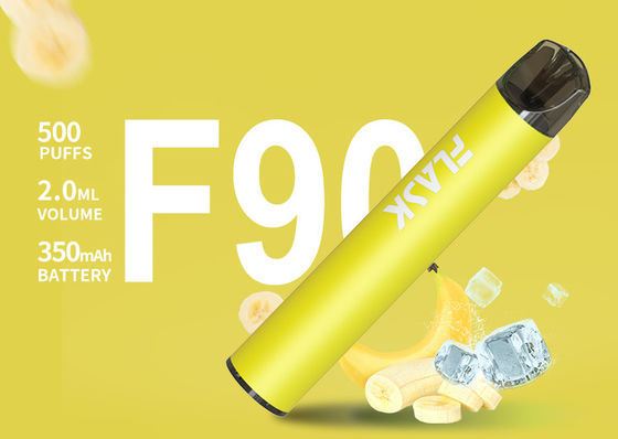 2.0ml Aromalı Buharlaştırıcı Kalem 500 Puffs Tek Kullanımlık E Sigara