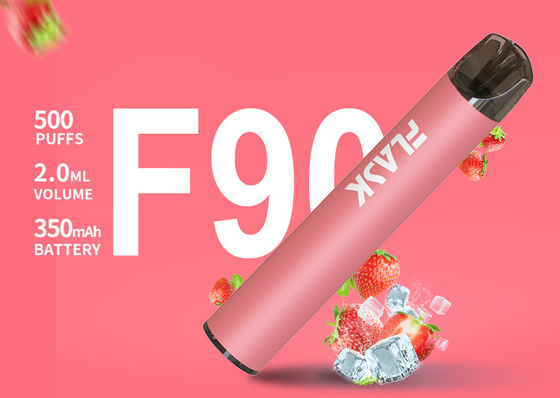 2.0ml Aromalı Buharlaştırıcı Kalem 500 Puffs Tek Kullanımlık E Sigara