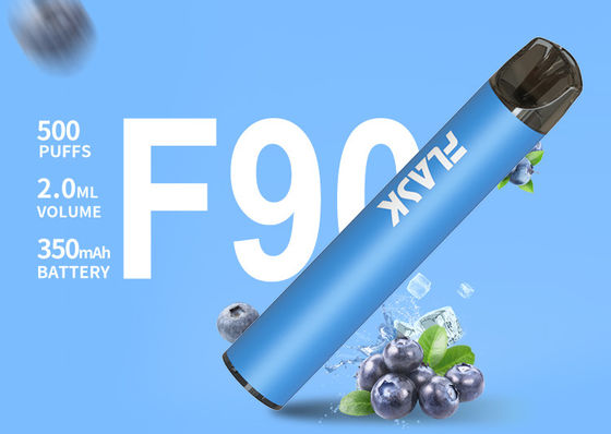 2.0ml Aromalı Buharlaştırıcı Kalem 500 Puffs Tek Kullanımlık E Sigara