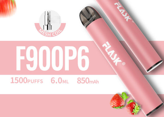 6.0ml Tek Kullanımlık Vape Pod Cihazı, 1500puffs Tek Kullanımlık Vape Kalem