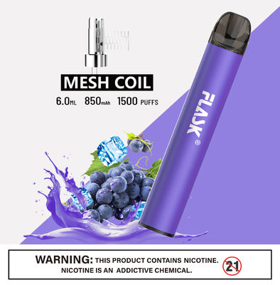 Mesh Bobin 850mAh Sağlıklı E Çiğ Oldukça İnce Buharlaştırıcı Kalem CE Onaylı