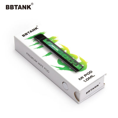 Eko Kağıt Karton CBD Vape Kalem Kutuları Kabartma Baskı