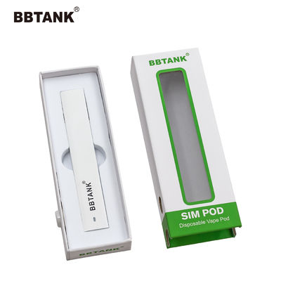 El Yapımı Sanat Kağıdı Vape Kalem Ambalaj Kutusu UV Kaplama Tek Kullanımlık