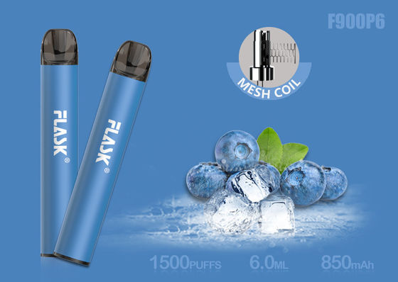 Nicosalt 5% 1500puffs 6.0ml Mesh Bobinli Cam Yağ Kartuşu