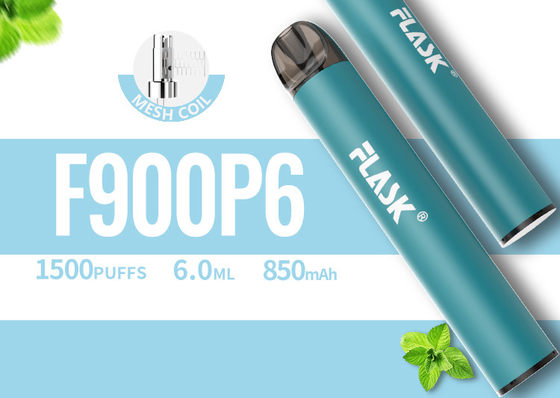Mesh Bobinli RGBvape SS304 Ecig 1500 puf tek kullanımlık vape Cihazları