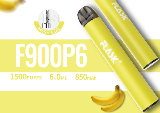 Mesh Bobinli RGBvape SS304 Ecig 1500 puf tek kullanımlık vape Cihazları
