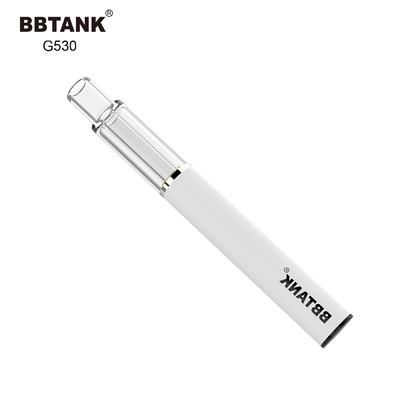 Şarj Edilebilir 320mAh THC Tek Kullanımlık Vape Cihazı Tüm Cam Seramik Bobin
