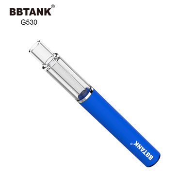 Şarj Edilebilir 320mAh THC Tek Kullanımlık Vape Cihazı Tüm Cam Seramik Bobin