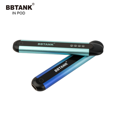 BBTANK 2 ml Kalın yağ kalemi Tek kullanımlık lil vape pod cihazı POD'DA Şarj Edilebilir Özel Logo Delta 8 yağ bölmesi Vape kalem CBD