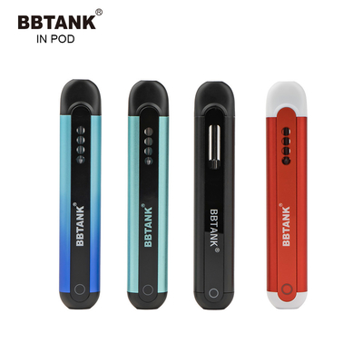 BBTANK 2 ml Kalın yağ kalemi Tek kullanımlık lil vape pod cihazı POD'DA Şarj Edilebilir Özel Logo Delta 8 yağ bölmesi Vape kalem CBD