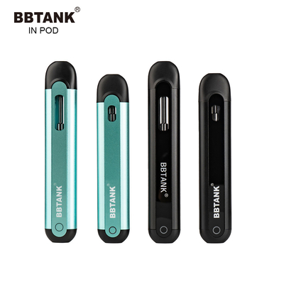 BBTANK IN POD THC Damıtılmış Yağ Tek Kullanımlık Vape Cihazı 2ml Seramik Bobin Vape Pod, 100% Kalite Kontrol İşlemleri ile