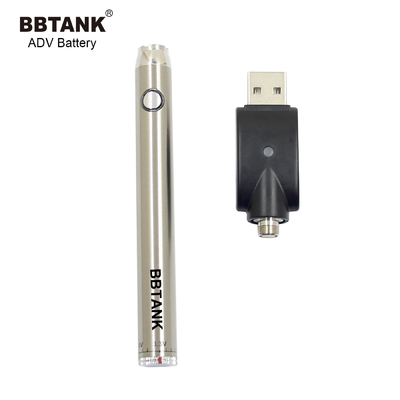 510 E çiğ pil düğmesi ön ısıtma şarj edilebilir ayarlanabilir voltajlar BBTANK ADV 510 pil