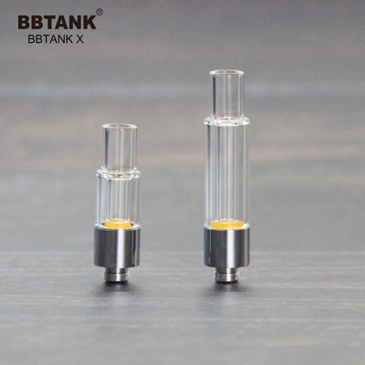 BBTANK fabrika toptan orijinal tam cam kartuş 0.5ml 1.0 2.0 gram, 510 iplik, uygun geniş viskoziteli yağ