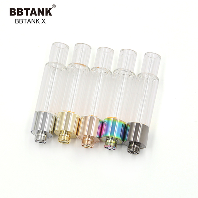 BBTANK fabrika toptan orijinal tam cam kartuş 0.5ml 1.0 2.0 gram, 510 iplik, uygun geniş viskoziteli yağ